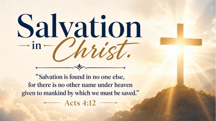 Salvation in Christ - John 3:16